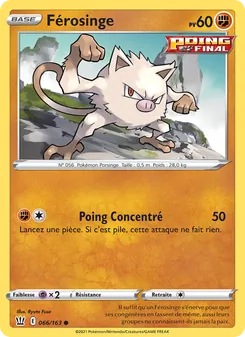 Férosinge 66/163 Styles de combat