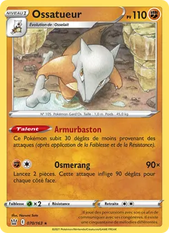 Ossatueur 70/163 Styles de combat