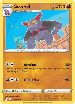 Scorvol 72/163 Styles de combat