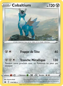 Cobaltium 114/198 Règne de Glace