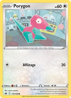 Porygon 116/198 Règne de Glace
