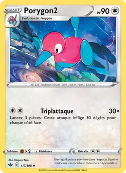 Porygon2 117/198 Règne de Glace