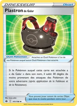 Plastron de Galar 141/198 Règne de Glace