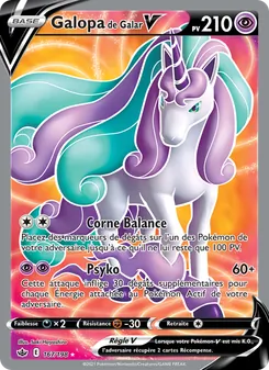 Galopa de Galar V 167/198 Règne de Glace