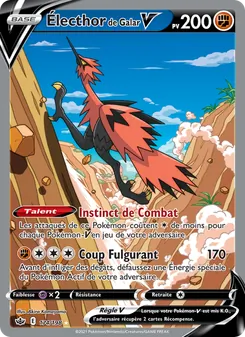 Électhor de Galar V 174/198 Règne de Glace