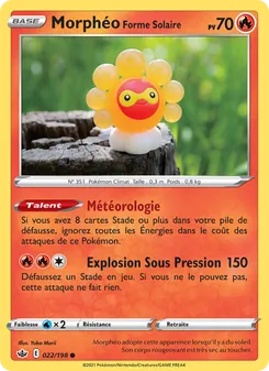 Morphéo Forme Solaire 22/198 Règne de Glace