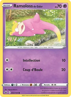 Ramoloss de Galar 54/198 Règne de Glace