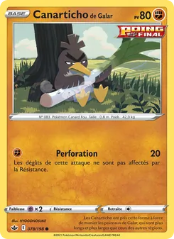Canarticho de Galar 78/198 Règne de Glace