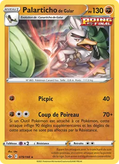 Palarticho de Galar 79/198 Règne de Glace