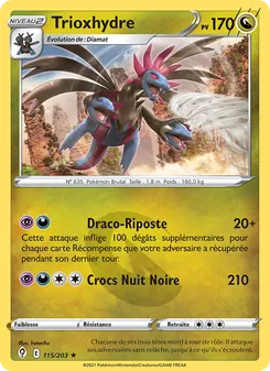 Trioxhydre 115/203 Évolution Céleste