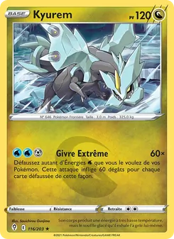 Kyurem 116/203 Évolution Céleste
