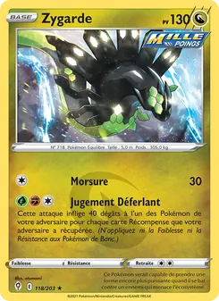 Zygarde 118/203 Évolution Céleste