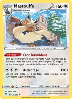 Mastouffe 135/203 Évolution Céleste