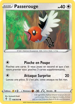 Passerouge 138/203 Évolution Céleste