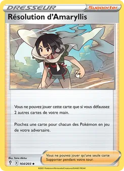 Résolution d'Amaryllis 164/203 Évolution Céleste