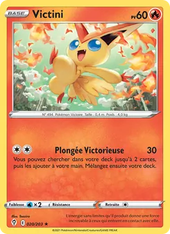 Victini 20/203 Évolution Céleste