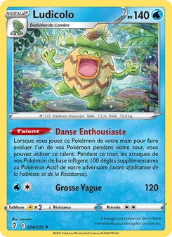 Ludicolo 34/203 Évolution Céleste