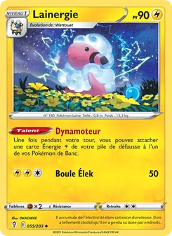 Lainergie 55/203 Évolution Céleste