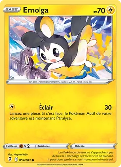 Emolga 57/203 Évolution Céleste