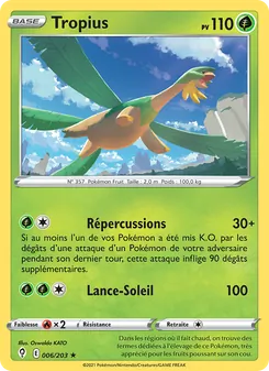 Tropius 6/203 Évolution Céleste