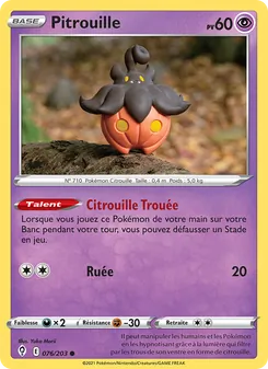 Pitrouille 76/203 Évolution Céleste
