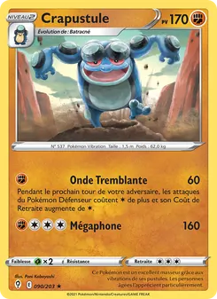 Crapustule 90/203 Évolution Céleste