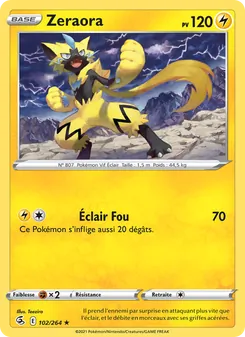 Zeraora 102/264 Poing de Fusion