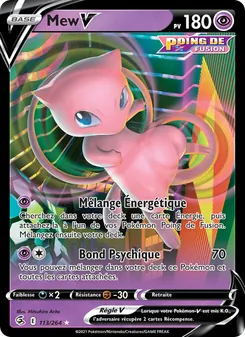 Mew V 113/264 Poing de Fusion