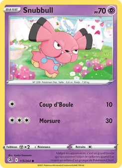 Snubbull 115/264 Poing de Fusion