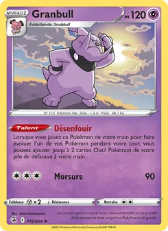 Granbull 116/264 Poing de Fusion