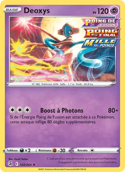 Deoxys 120/264 Poing de Fusion