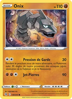 Onix 138/264 Poing de Fusion
