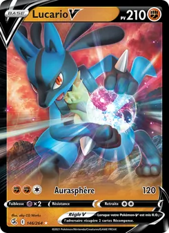 Lucario V 146/264 Poing de Fusion
