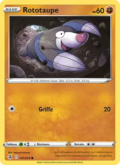 Rototaupe 147/264 Poing de Fusion