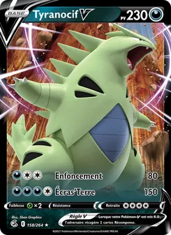 Tyranocif V 158/264 Poing de Fusion