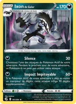 Ixon de Galar 161/264 Poing de Fusion