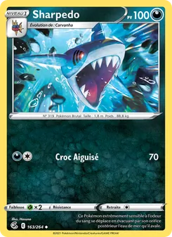Sharpedo 163/264 Poing de Fusion
