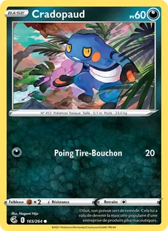 Cradopaud 165/264 Poing de Fusion
