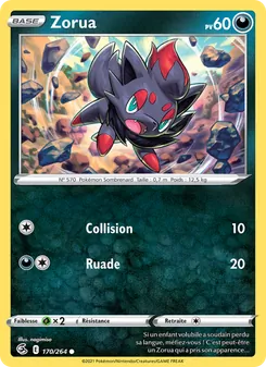 Zorua 170/264 Poing de Fusion