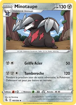 Minotaupe 183/264 Poing de Fusion