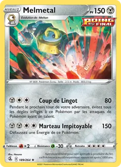 Melmetal 189/264 Poing de Fusion