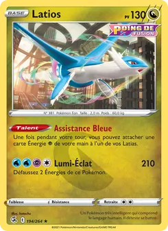 Latios 194/264 Poing de Fusion