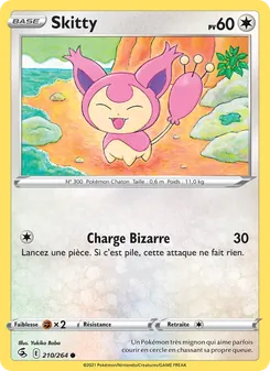 Skitty 210/264 Poing de Fusion