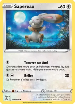 Sapereau 214/264 Poing de Fusion