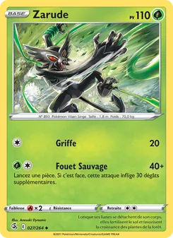 Zarude 27/264 Poing de Fusion