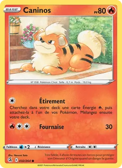 Caninos 32/264 Poing de Fusion