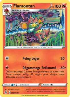 Flamoutan 38/264 Poing de Fusion