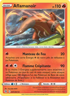 Aflamanoir 41/264 Poing de Fusion