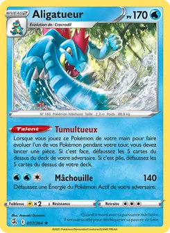 Aligatueur 57/264 Poing de Fusion