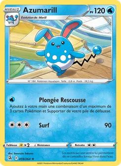 Azumarill 59/264 Poing de Fusion